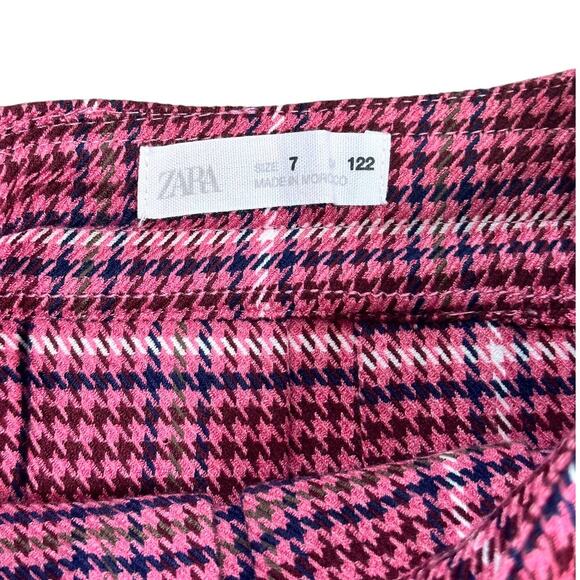ZARA Girls Pink Pleated Skirt 7 NWOT - Picture 3 of 5